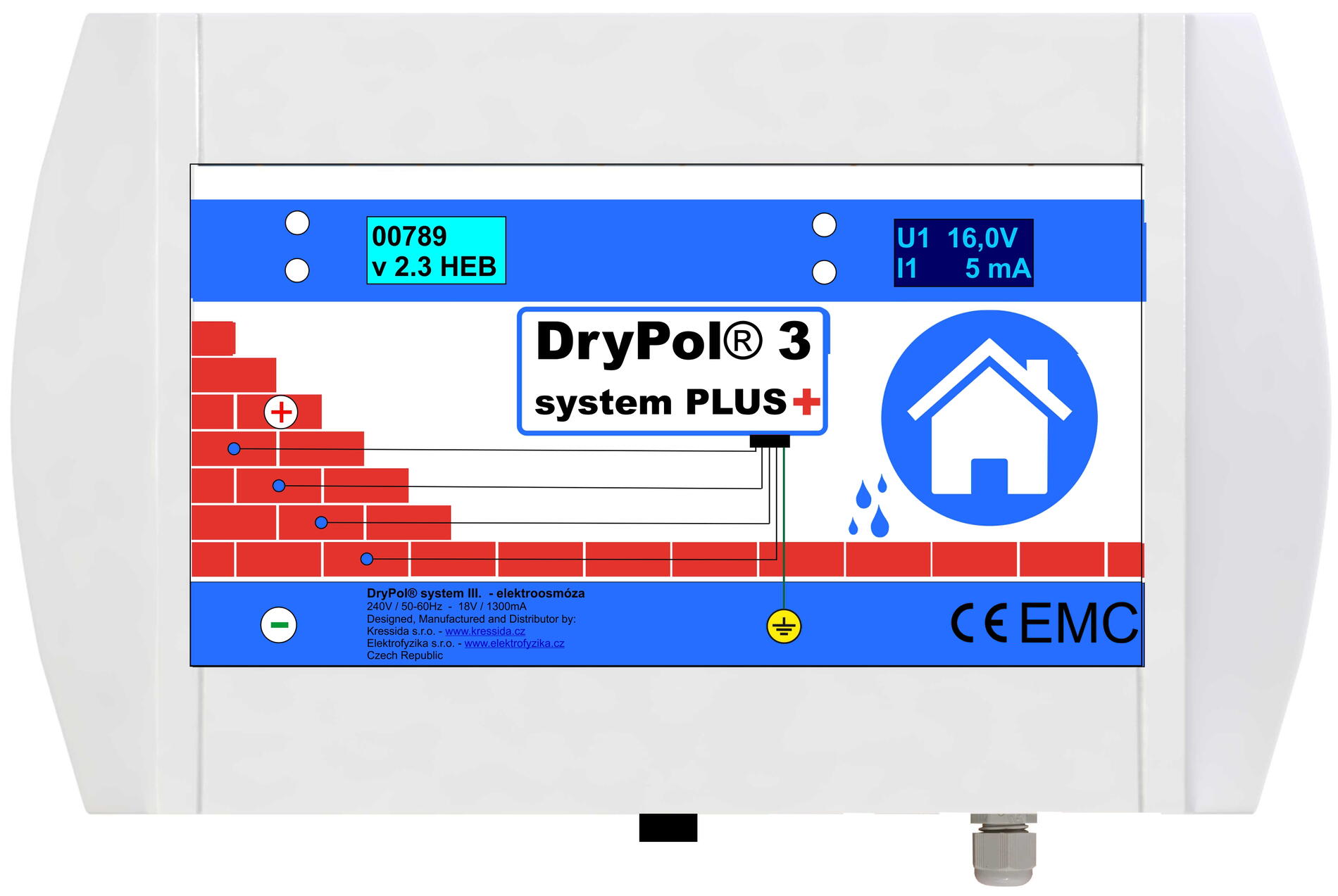 Mírná elektroosmóza DryPol® system