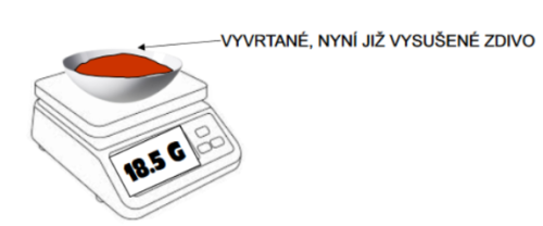 Zvažte vysušené zdivo | Jak změřit vlhkost zdiva