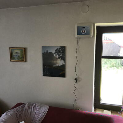 Drying of walls using the DryPol® system moisture remover