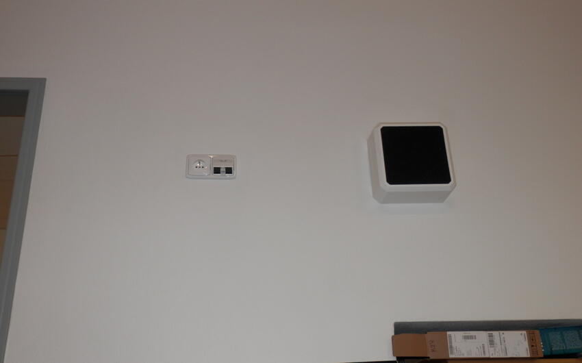 Removal of moisture and wet stains on the walls of a grammar school in Třebíč - #7