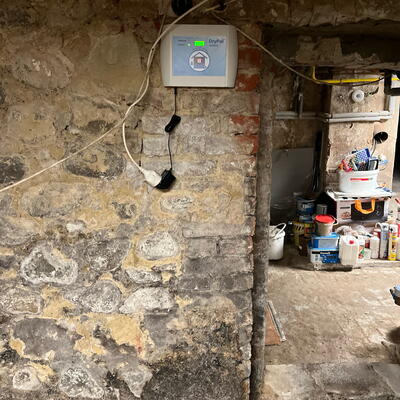 Insulation of basement spaces with the DryPol® system in a family house in Děčín