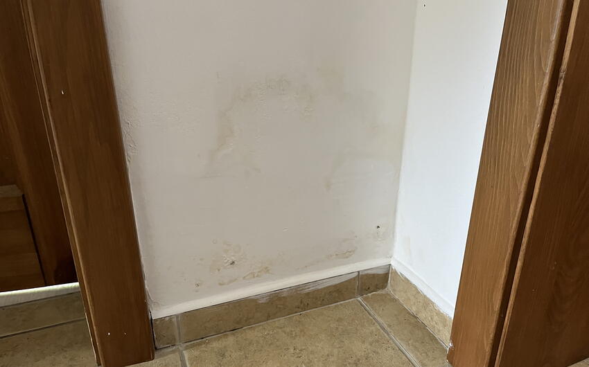 Asciughiamo le partizioni interne della casa a Kolomuty. - #1