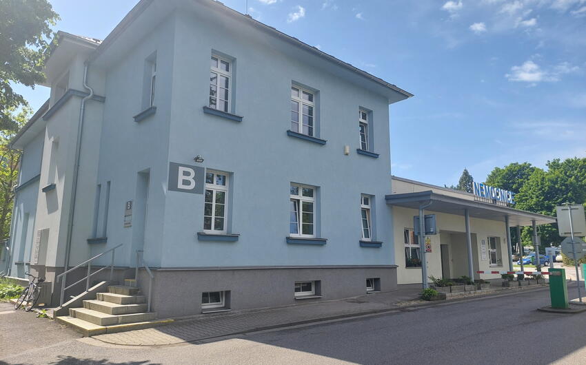 Presso l'ospedale di Litomyšl stiamo asciugando l'edificio d'ingresso ai locali - #1