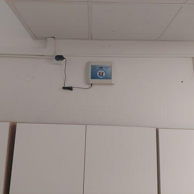 Presso l'ospedale di Litomyšl stiamo asciugando l'edificio d'ingresso ai locali