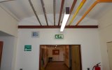 Dehumidification by electroosmosis in the ground floors of the gymnasium - #3